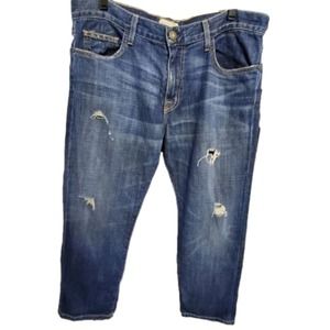 Current/Elliott‎ distressed cropped jeans